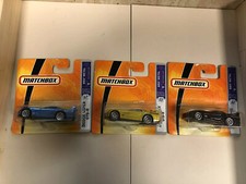 X3 Matchbox Dodge Viper GTS-R X1 Blue 17 X1 Yellow 22 and X1 Black 22 Sealed