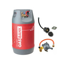 GasBank 11 KG LPG MULTI Gaslow-like valve - Composite Refillable Gas Bottle Kit