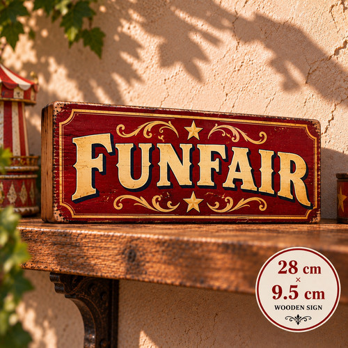 Funfair sign vintage - vintage, style