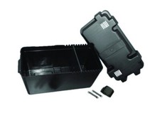 LEISURE BATTERY BOX LARGE WITH STRAP FOR CARAVANS/MOTORHOMES
