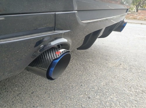 Blue black carbon fibre - blue,