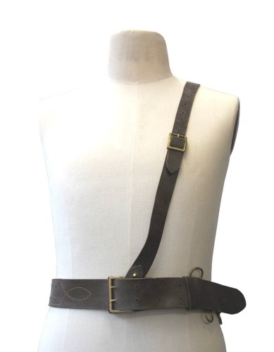 Sam browne shoulder belt real - sam,