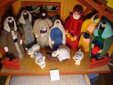 Newly hand knitted Christmas