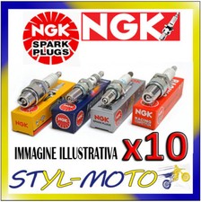 Kit 10 x Spark Plugs NGK BPR6ES Stock Number 7822