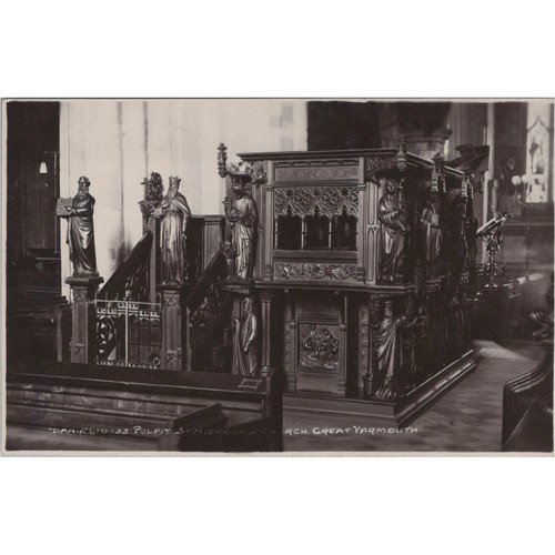Postcard pulpit nicholas - st.,