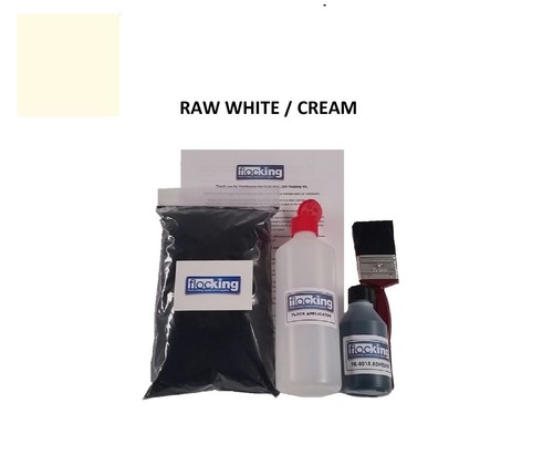 Flocking kit white raw cream - /,