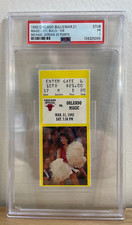 3/21/92 Chicago Bulls v. Orlando Magic MICHAEL JORDAN 25 POINTS Ticket Stub PSA