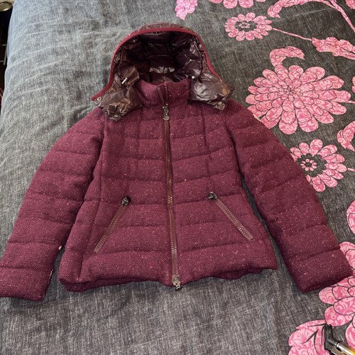 Moncler tweed puffer with - moncler,