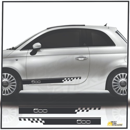 For fiat 500 side - for, racing
