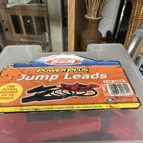 Heavy duty jump leads - jump,