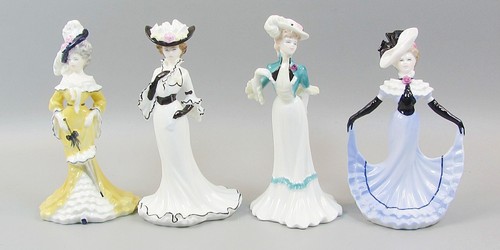 Coalport ladies figurines - ladies,