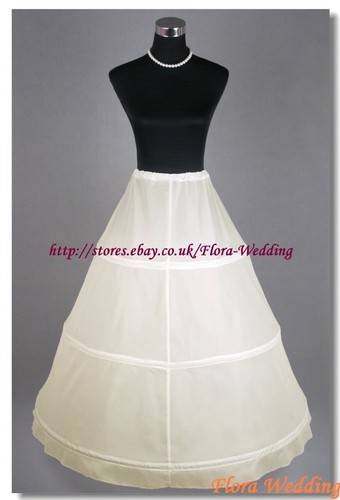 Hoop prom underskirt - 3-hoop,