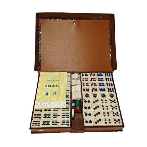 Authentic chinese mahjong set - mahjong,