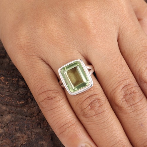 Green amethyst gemstone - green,