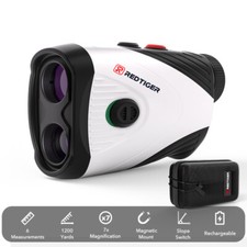 REDTIGER Golf Rangefinder Slope, 1000 Meter 7X Laser Range Finder, USB Charging