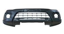 Front bumper black with - black, flare