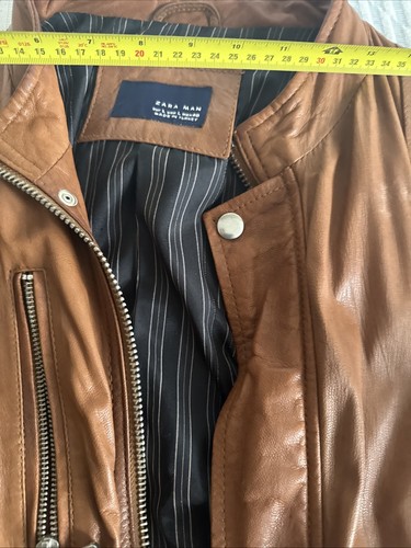 Zara leather jacket - zara, l