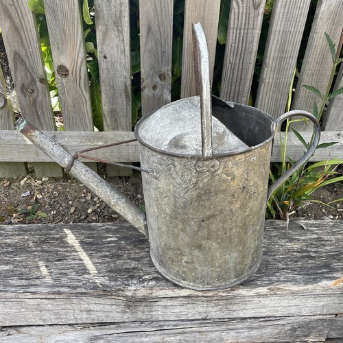 Vintage galvanised watering - vintage,