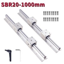 2Pcs SBR20-1000mm Linear Rail