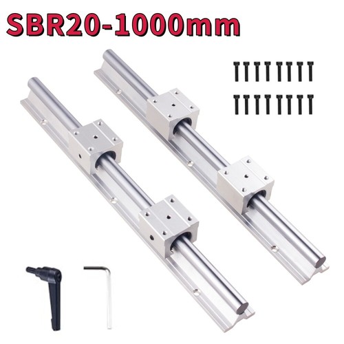 2pcs sbr20 1000mm - sbr20-1000mm, linear