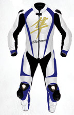 Suzuki Hayabusa 1 Piece Mens Biker Motorbike / Motorcycle Racing Leather Suit