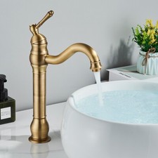 Basin Mixer Tap Bathroom Sink Mono Cloakroom Waterfall Single Lever Tap Fixings