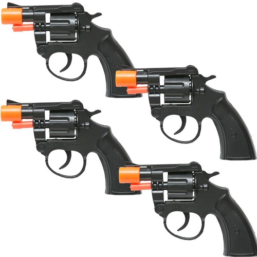 Silver cap gun toy - toy, pistol