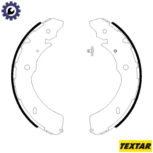 Brake shoe set - brake, 91084800