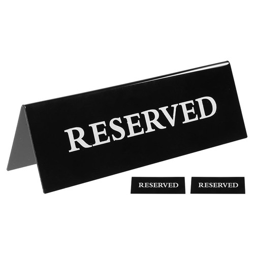 3pcs reusable acrylic reserved - reusable,