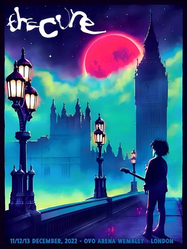 The cure london 2022 a4 - the,