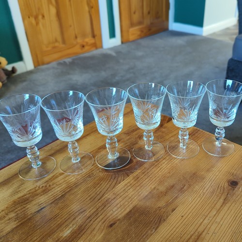 Vintage antique etched port - vintage, 6