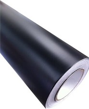 FABLON MATT BLACK STICKY BACK PLASTIC SELF ADHESIVE VINYL FILM 61cm
