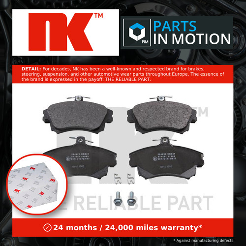 Brake pads set front - set, 224822