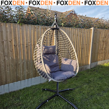 Outdoor Hanging Swing Chair w/