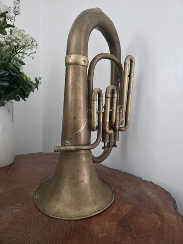 Vintage brass euphonium 3 - brass,
