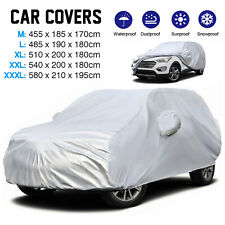 M L XL XXXL Full SUV Car Cover Waterproof Outdoor Snow Rain UV Dust Protection