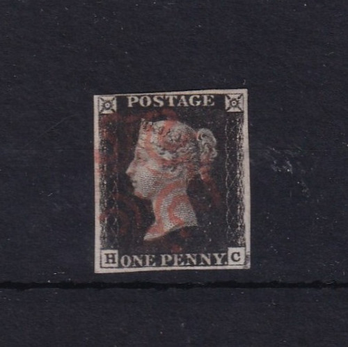 1840 penny black - 1840, (h.c.)