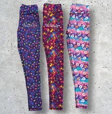 Lucy Locket Loves Activewear Leggings Bundle Size XS Graphic Print Stretch Full
