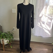 Tuckeruck Pomander Place Double Knit Lennox Maxi Dress Large Black Versatile