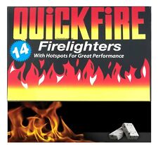 Fire Lighters 24 Packs of Quickfire Firelighters Bulk Hotspots Burners 336 CUBES