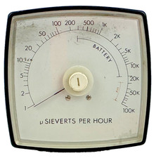 Geiger Counter Meter Gauge