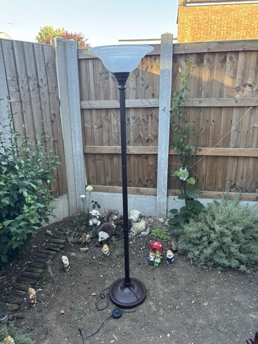 Torchiere floor lamp - floor, frosted