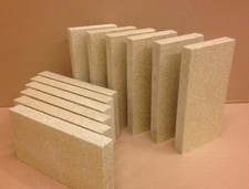 10 X VERMICULITE BRICKS ( 4.5"X9"X1" )  VILLAGER STOVE replacement firebricks