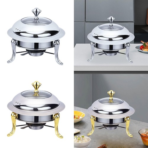 Round chafing dish - round,
