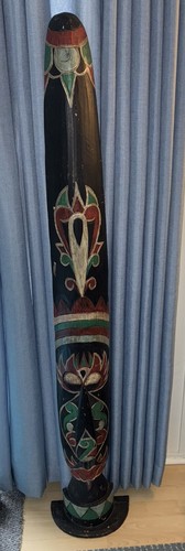 Large vintage carved - , &