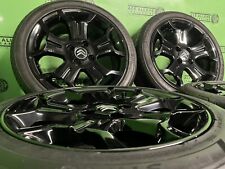 *REFURBISHED * OEM CITREON DS3 17” 4x108 ALLOY WHEELS + GOOD TYRES BERLINGO