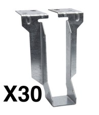 30x Timber to Masonry Joist Hanger 75x150mm Galvanised – BPC Fixings