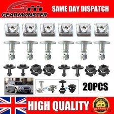 20x For AUDI A4 A6 A8 TT Undertray Engine Under Cover Fixing Clips Screw Kit UK