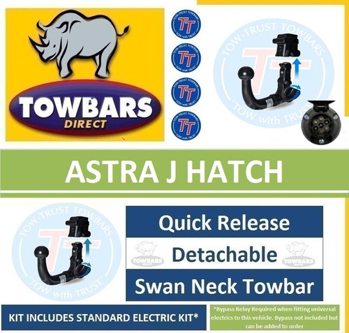 Detachable swan neck towbar - neck,