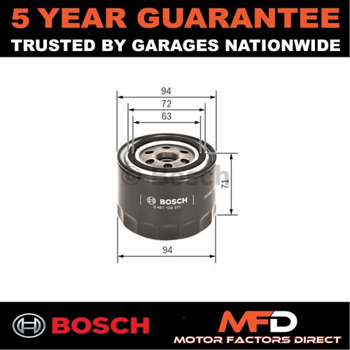 Oil filter bosch - oil, fits